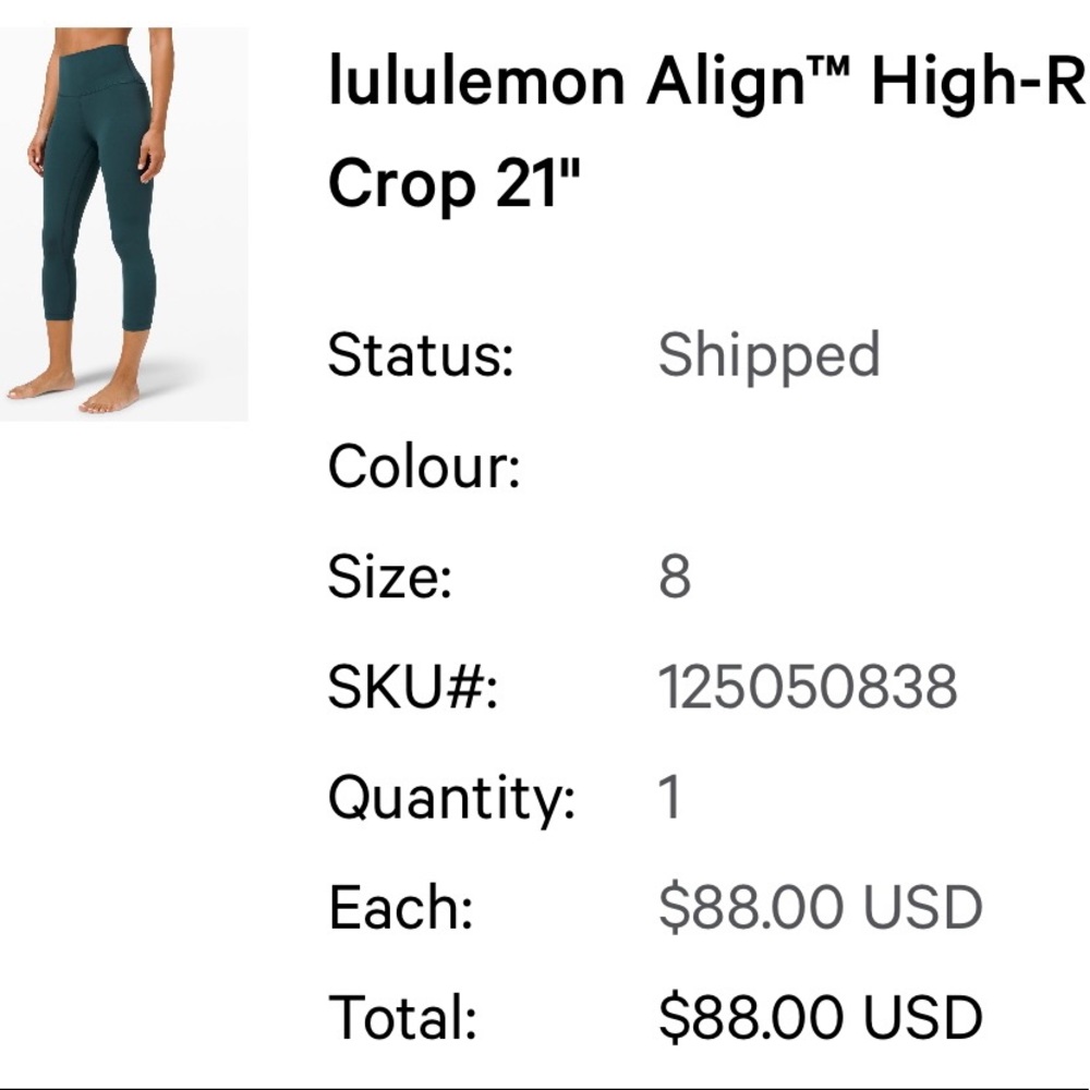 Lululemon Align 21”